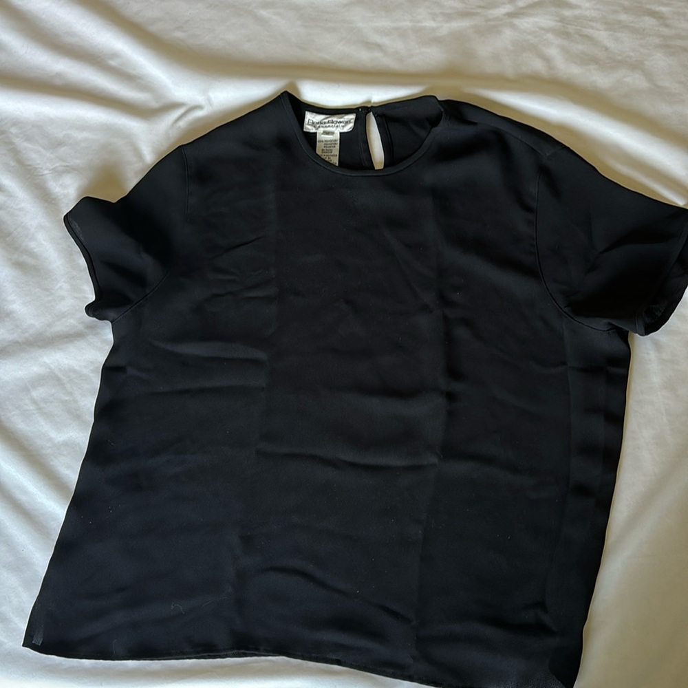 Sheer Black Blouse